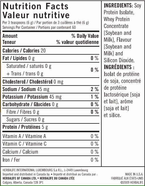 Herbalife Protein Powder GreatHealth ca